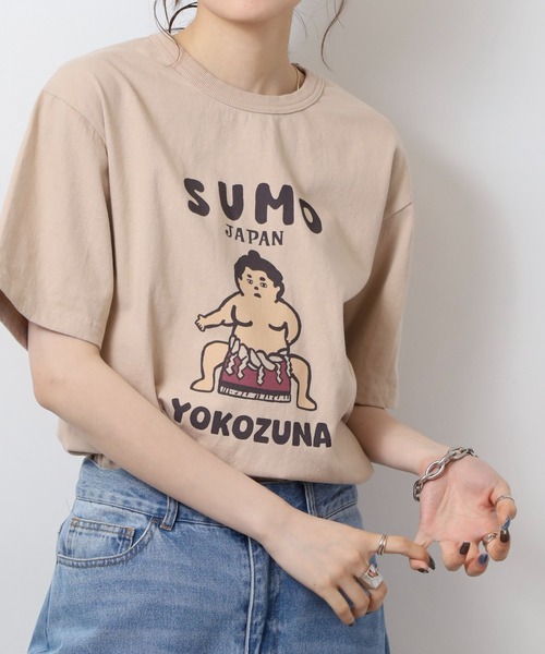 LUMBER(ランバー)の「プリントTシャツ(Tシャツ/カットソー・メンズ・ブラック/カーキ/ホワイト系/ベージュ系/ホワイト/ベージュ・XL/L/M)」の7枚目の写真
