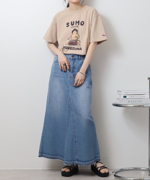 LUMBER(ランバー)の「プリントTシャツ(Tシャツ/カットソー・メンズ・ブラック/カーキ/ホワイト系/ベージュ系/ホワイト/ベージュ・XL/L/M)」の8枚目の写真