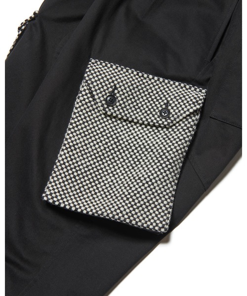 SOPHNET.（ソフネット）の「CARGO PANTS / Kvadrat Sisu（カーゴパンツ・メンズ・ネイビー/ブラック・1/4/3/2）」の9枚目の写真