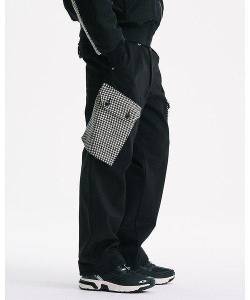 SOPHNET.（ソフネット）の「CARGO PANTS / Kvadrat Sisu（カーゴパンツ・メンズ・ネイビー/ブラック・1/4/3/2）」の3枚目の写真
