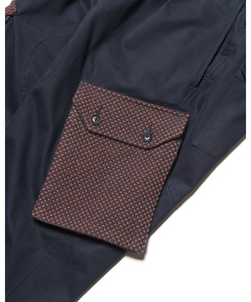 SOPHNET.（ソフネット）の「CARGO PANTS / Kvadrat Sisu（カーゴパンツ・メンズ・ネイビー/ブラック・1/4/3/2）」の13枚目の写真