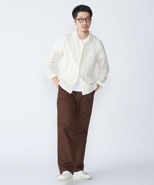 Gramicci（グラミチ）の「【SHIPS別注】Gramicci:  T/C ツイル パンツ（チノパンツ・メンズ・ブラウン/チャコールグレー/ブラック・X-LARGE/LARGE/MEDIUM/SMALL）」の5枚目の写真