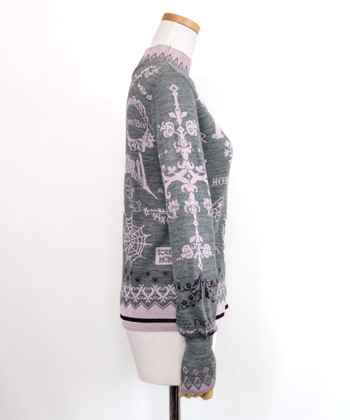 rurumu:（ルルムウ）の「rurumu:/ルルムウ/tattoo motif highneck sweater(medium)（ニット/セーター・レディース・ベージュ/グレー/ブラック・FREE）」の22枚目の写真