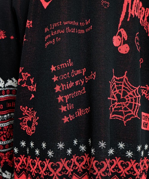 rurumu:（ルルムウ）の「rurumu:/ルルムウ/tattoo motif highneck sweater(medium)（ニット/セーター・レディース・ベージュ/グレー/ブラック・FREE）」の9枚目の写真