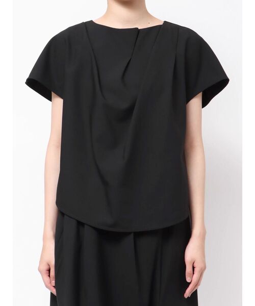 ELENDEEK（エレンディーク）の「アシメドレープブラウス（シャツ/ブラウス・レディース・イエロー/カーキ/ブラック・FREE）」の14枚目の写真