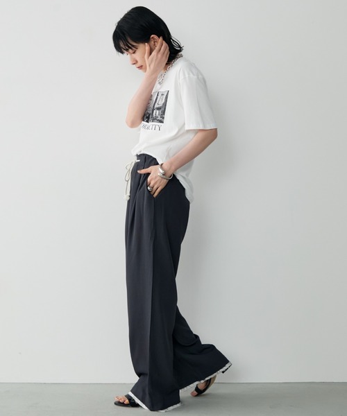 Shelly island(シェリーアイランド)の「フォトプリントTシャツ(Tシャツ/カットソー・レディース・ホワイト・FREE)」の13枚目の写真
