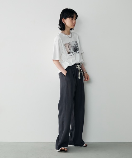 Shelly island(シェリーアイランド)の「フォトプリントTシャツ(Tシャツ/カットソー・レディース・ホワイト・FREE)」の15枚目の写真