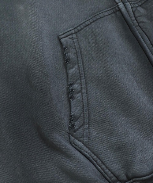 DOMINGO SELECT（ドミンゴセレクト）の「[MOOJI MOOJI] OVERSIZE Z/UP HOODIE / オーバーサイズ ジップフーディー（パーカー・メンズ・ブラウン/ブラック・L/M）」の7枚目の写真
