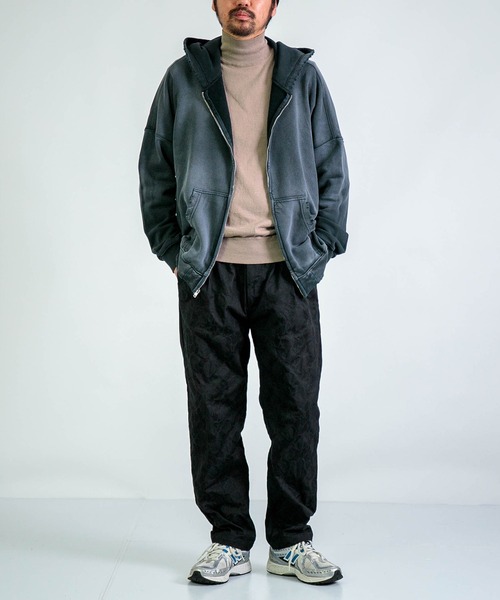 MOOJI MOOJI] OVERSIZE Z/UP HOODIE / オーバーサイズ ジップ
