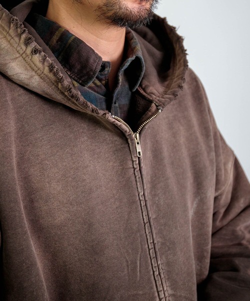 MOOJI MOOJI] OVERSIZE Z/UP HOODIE / オーバーサイズ ジップ