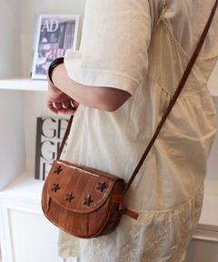 ベイビーミロ ショルダーバッグ 円形 ブラウン BABY MILO MOBILE BAG（ショルダーバッグ）｜A BATHING APE（ア