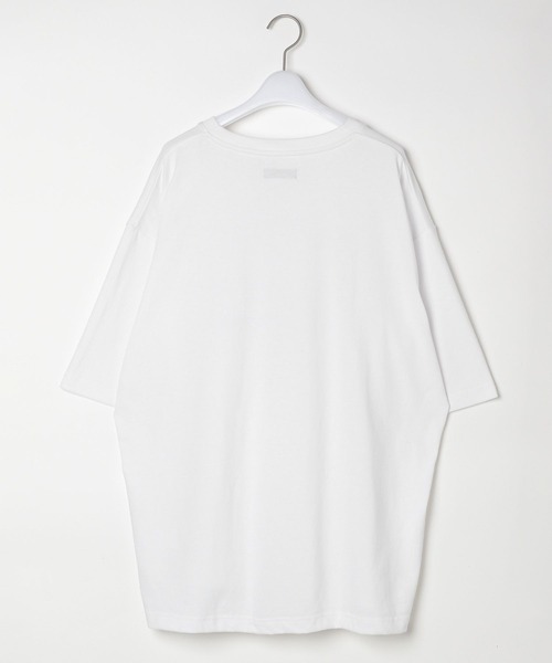 NUMERALS(ヌメラルズ)の「【NUMERALS】カレッジプリントTEE(Tシャツ/カットソー・メンズ・オフホワイト/グリーン/ブラック・LARGE/MEDIUM)」の11枚目の写真