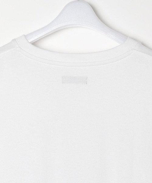 NUMERALS(ヌメラルズ)の「【NUMERALS】カレッジプリントTEE(Tシャツ/カットソー・メンズ・オフホワイト/グリーン/ブラック・LARGE/MEDIUM)」の13枚目の写真