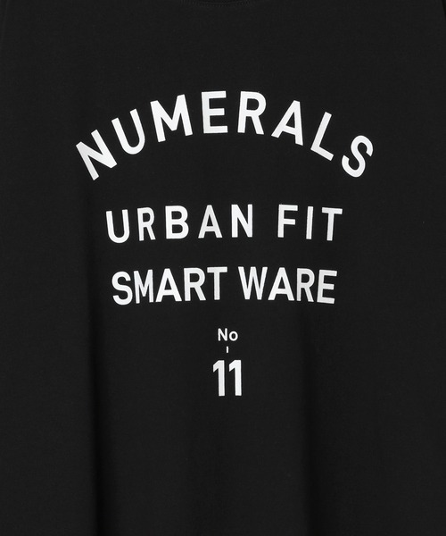 NUMERALS(ヌメラルズ)の「【NUMERALS】カレッジプリントTEE(Tシャツ/カットソー・メンズ・オフホワイト/グリーン/ブラック・LARGE/MEDIUM)」の5枚目の写真