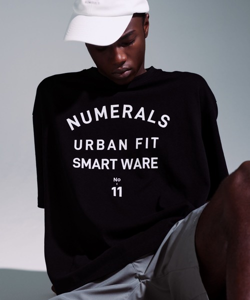 NUMERALS(ヌメラルズ)の「【NUMERALS】カレッジプリントTEE(Tシャツ/カットソー・メンズ・オフホワイト/グリーン/ブラック・LARGE/MEDIUM)」の17枚目の写真