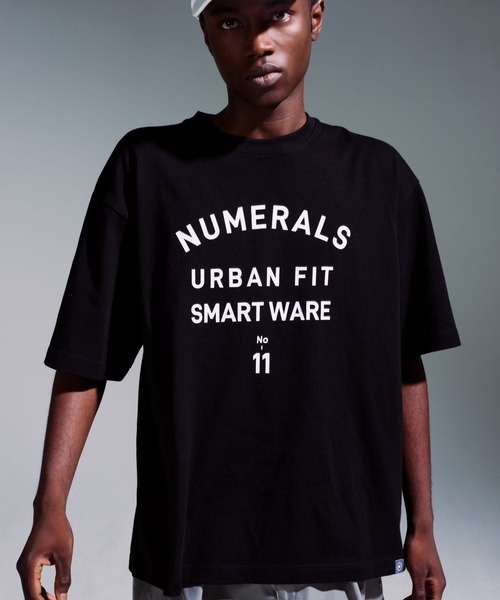 NUMERALS(ヌメラルズ)の「【NUMERALS】カレッジプリントTEE(Tシャツ/カットソー・メンズ・オフホワイト/グリーン/ブラック・LARGE/MEDIUM)」の18枚目の写真