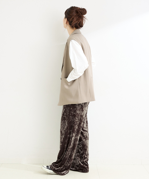 手洗い可 / ベロアパンツ（その他パンツ）｜B.C STOCK（ベーセー