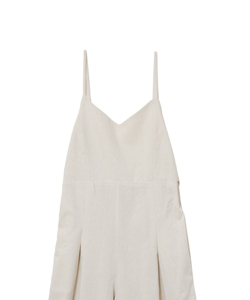 AMERICAN RAG CIE（アメリカンラグシー）の「【ARC】キャミサロペット（サロペット/オーバーオール・レディース・アイボリー/ブラウン/ネイビー・FREE）」の5枚目の写真