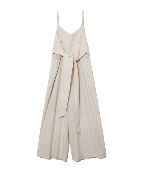 AMERICAN RAG CIE（アメリカンラグシー）の「【ARC】キャミサロペット（サロペット/オーバーオール・レディース・アイボリー/ブラウン/ネイビー・FREE）」の4枚目の写真