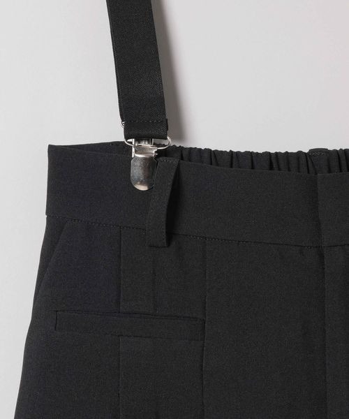 JEANASIS（ジーナシス）の「サスツキワイドパンツ/583255（スラックス・レディース・ブラウン系その他/ブラック・FREE）」の5枚目の写真