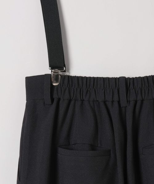 JEANASIS（ジーナシス）の「サスツキワイドパンツ/583255（スラックス・レディース・ブラウン系その他/ブラック・FREE）」の7枚目の写真