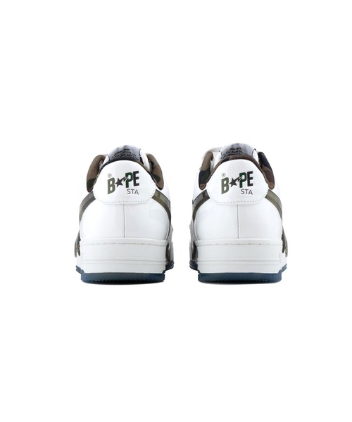 A BATHING APE(アベイシングエイプ)の「BAPE STA OS #2(スニーカー・メンズ・ホワイト/ブラック・9.5/9/8/8.5/13/10/11/12/7)」の6枚目の写真