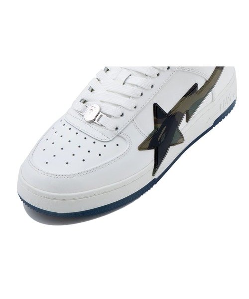 A BATHING APE(アベイシングエイプ)の「BAPE STA OS #2(スニーカー・メンズ・ホワイト/ブラック・9.5/9/8/8.5/13/10/11/12/7)」の8枚目の写真