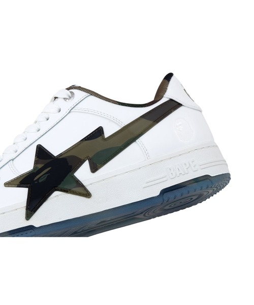A BATHING APE(アベイシングエイプ)の「BAPE STA OS #2(スニーカー・メンズ・ホワイト/ブラック・9.5/9/8/8.5/13/10/11/12/7)」の10枚目の写真