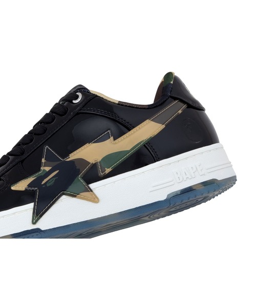 A BATHING APE(アベイシングエイプ)の「BAPE STA OS #2(スニーカー・メンズ・ホワイト/ブラック・9.5/9/8/8.5/13/10/11/12/7)」の4枚目の写真