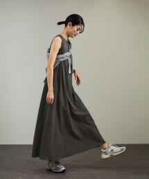 【WEB限定】サイドフレアリラクシーワンピース［接触冷感・UVカット］
