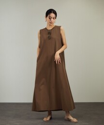 SALON adam et rope' | 【WEB限定】サイドフレアリラクシーワンピース［接触冷感・UVカット］(ワンピース)