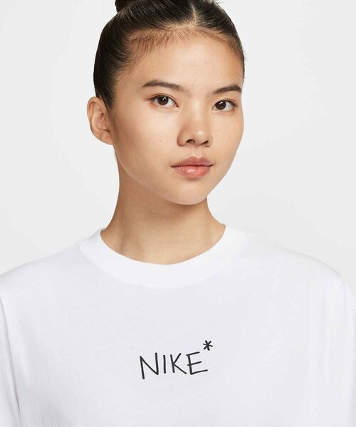 NIKE（ナイキ）の「ナイキ スポーツウェア ウィメンズ Tシャツ / Nike Sportswear Women's T-Shirt II0451-100 White（Tシャツ/カットソー・レディース・ホワイト・XS/XL/S/M/L）」の12枚目の写真