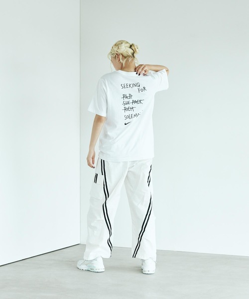 NIKE（ナイキ）の「ナイキ スポーツウェア ウィメンズ Tシャツ / Nike Sportswear Women's T-Shirt II0451-100 White（Tシャツ/カットソー・レディース・ホワイト・XS/XL/S/M/L）」の6枚目の写真