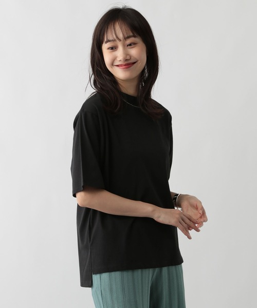 FOUND GOOD（ファウンドグッド）の「タキノウハイネックT5S（Tシャツ/カットソー・レディース・レッド系8/グレー系8/ホワイト系5/グレー系/イエロー系2/ブラック・M/S/L）」の2枚目の写真