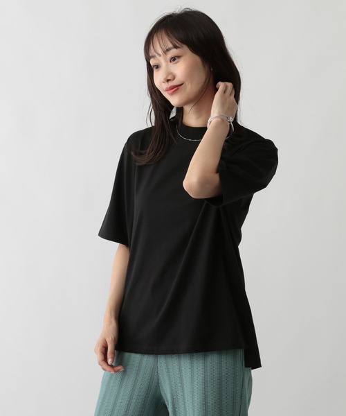 FOUND GOOD（ファウンドグッド）の「タキノウハイネックT5S（Tシャツ/カットソー・レディース・レッド系8/グレー系8/ホワイト系5/グレー系/イエロー系2/ブラック・M/S/L）」の14枚目の写真