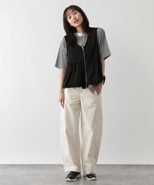 FOUND GOOD（ファウンドグッド）の「タキノウハイネックT5S（Tシャツ/カットソー・レディース・レッド系8/グレー系8/ホワイト系5/グレー系/イエロー系2/ブラック・M/S/L）」の15枚目の写真