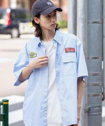 WEGO | WEGO【25年春夏新作】オックスフォードワッペンシャツ(シャツ/ブラウス)