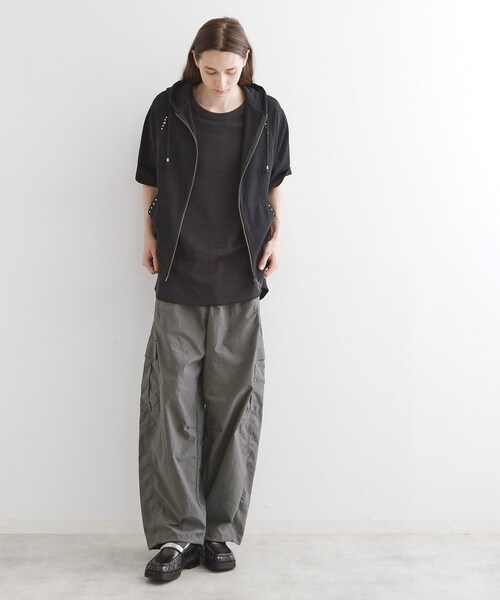 tk.TAKEO KIKUCHI(ティーケータケオキクチ)の「バギーバレルカーゴパンツ(その他パンツ・メンズ・チャコールグレー/ブラック/ブラウン系その他・02/01/03)」の7枚目の写真