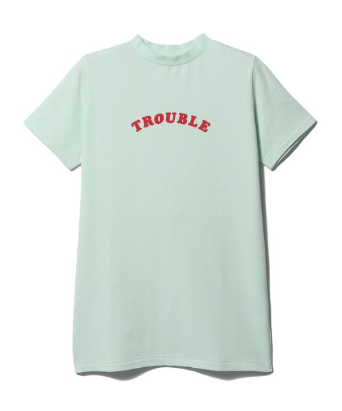 ESTNATION（エストネーション）の「J.B.ATTIRE / TROUBLE Tシャツ《ESTNATION EXCLUSIVE》（Tシャツ/カットソー・レディース・ホワイト/ライトブルー・FREE）」の6枚目の写真