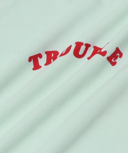 ESTNATION（エストネーション）の「J.B.ATTIRE / TROUBLE Tシャツ《ESTNATION EXCLUSIVE》（Tシャツ/カットソー・レディース・ホワイト/ライトブルー・FREE）」の8枚目の写真