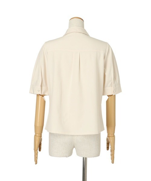 F i.n.t（フィント）の「タータンチェックネクタイ付きシャツ（Tシャツ/カットソー・レディース・アイボリー/グレー・FREE）」の17枚目の写真