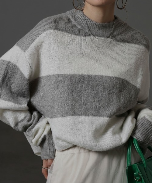 アトリエgg ニット　サイズ３ ARTS＆SCIENCE(アーツアンドサイエンス) 2023AW SIDE PANEL BIG