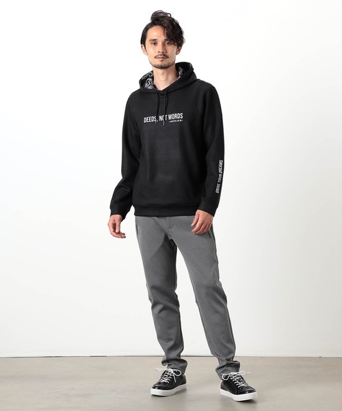 NICOLE CLUB FOR MEN（ニコルクラブフォーメン）の「【NICOLE SPORTS】Admiral別注3Dテックパンツ（その他パンツ・メンズ・ブラック×ブラック/グレー系・MEDIUM/LARGE/X-LARGE）」の3枚目の写真