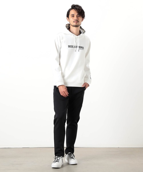 NICOLE CLUB FOR MEN（ニコルクラブフォーメン）の「【NICOLE SPORTS】Admiral別注3Dテックパンツ（その他パンツ・メンズ・ブラック×ブラック/グレー系・MEDIUM/LARGE/X-LARGE）」の4枚目の写真