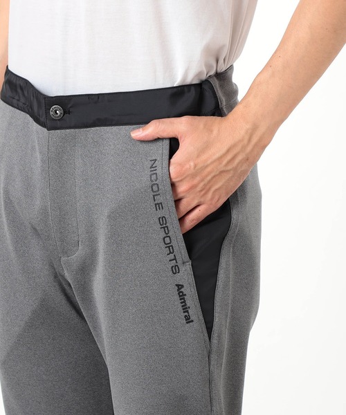 NICOLE CLUB FOR MEN（ニコルクラブフォーメン）の「【NICOLE SPORTS】Admiral別注3Dテックパンツ（その他パンツ・メンズ・ブラック×ブラック/グレー系・MEDIUM/LARGE/X-LARGE）」の10枚目の写真
