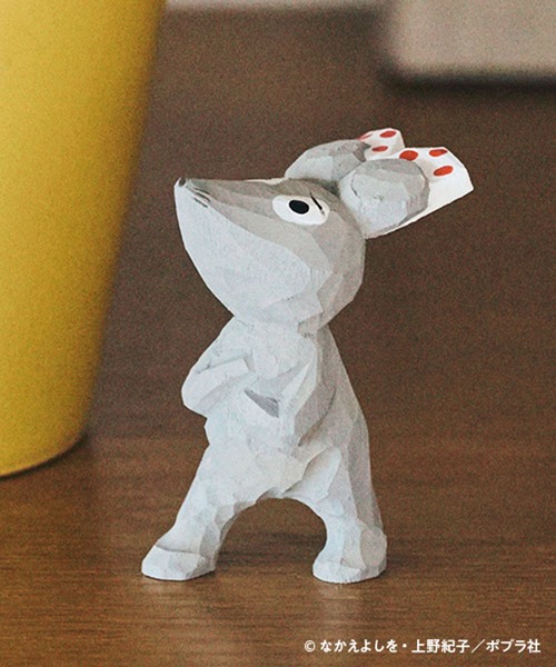 studio CLIP（スタディオクリップ）の「木彫りオブジェ[ねずみくんの