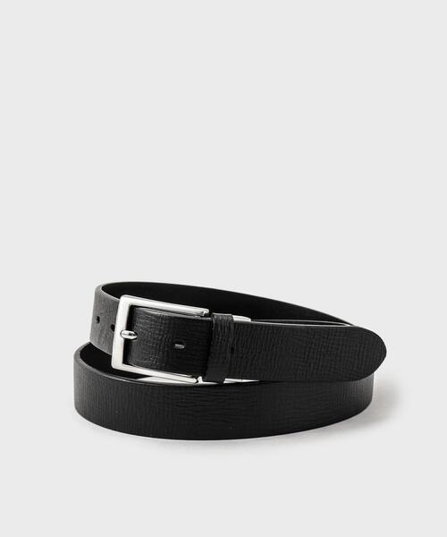 TAKEO KIKUCHI(タケオキクチ)の「ベーシック ドレスベルト(ベルト・メンズ・ブラック/ブラック系1/ダークブラウン・00)」の2枚目の写真