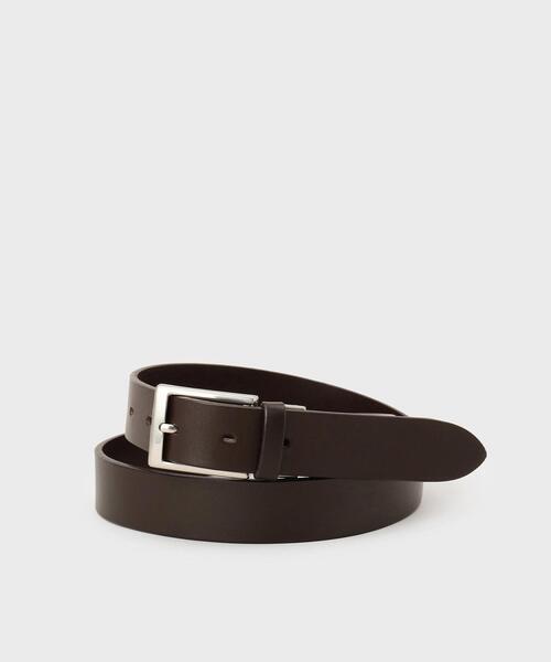 TAKEO KIKUCHI(タケオキクチ)の「ベーシック ドレスベルト(ベルト・メンズ・ブラック/ブラック系1/ダークブラウン・00)」の3枚目の写真