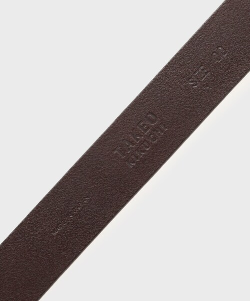 TAKEO KIKUCHI(タケオキクチ)の「ベーシック ドレスベルト(ベルト・メンズ・ブラック/ブラック系1/ダークブラウン・00)」の6枚目の写真