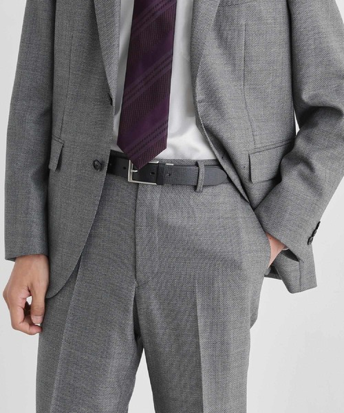 TAKEO KIKUCHI(タケオキクチ)の「ベーシック ドレスベルト(ベルト・メンズ・ブラック/ブラック系1/ダークブラウン・00)」の12枚目の写真